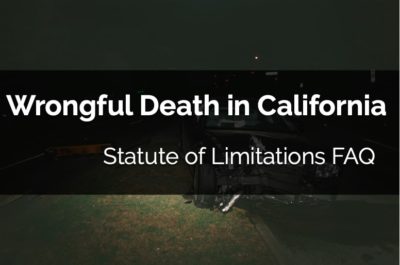 wrongful death statute of limitations in California