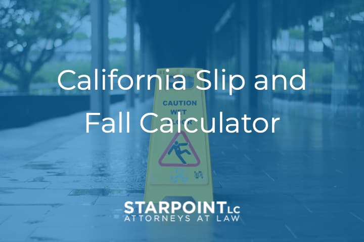 california slip and fall settlement
