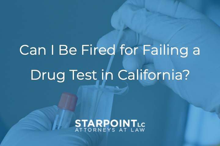 fired for failed drug test