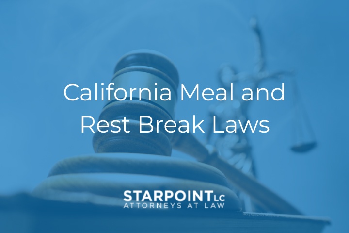 california meal and rest break laws