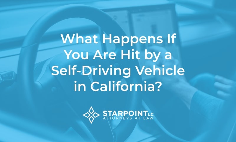 hit by self-driving vehicle
