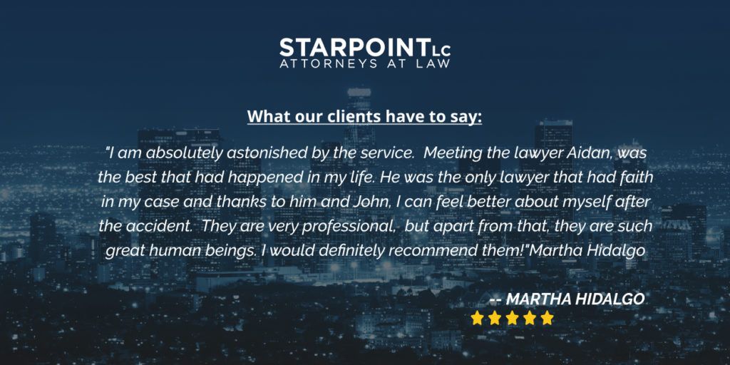 Crash with uninsured driver in California testimonial - Starpoint LC, Attorney at Law