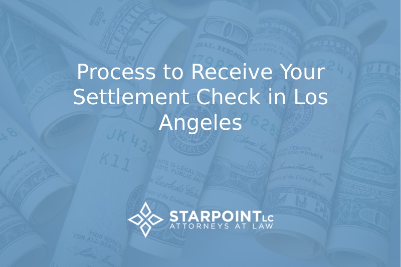 settlement check for car accident